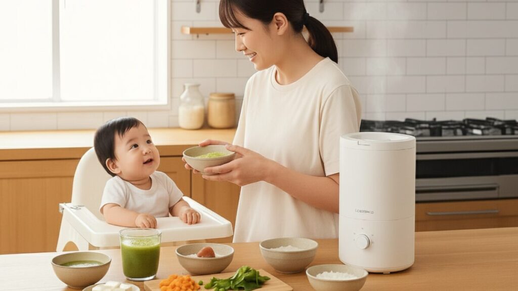 豆乳 スムージー お粥 離乳食も作れる