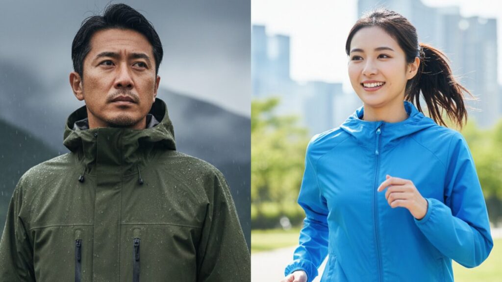 マウンテンパーカーとウインドブレーカーの違いを徹底解説